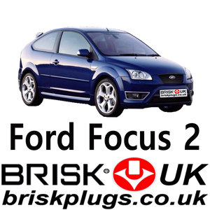 Ford Focus 2 ST RS replacement recommended spark plugs Brisk Plugs EU USA