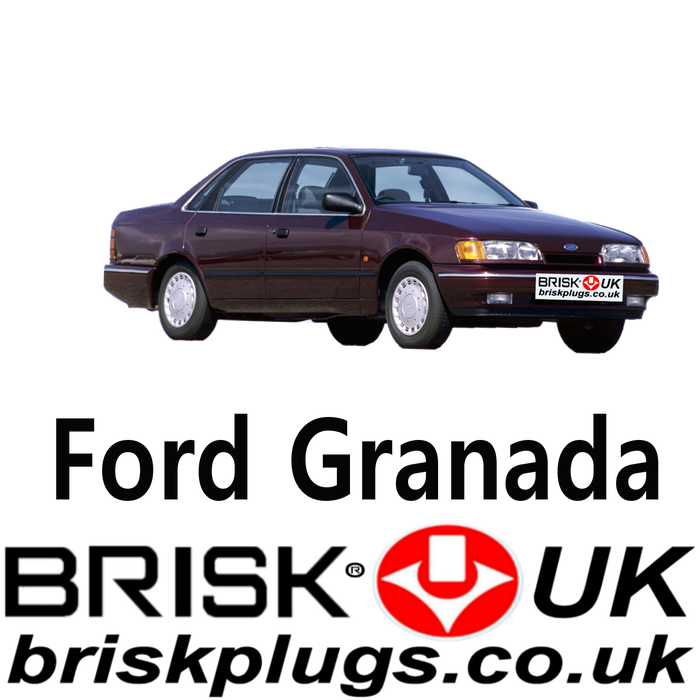 Ford Granada Scorpio Mk3 Brisk Spark Plugs 2.0 2.4 2.8 2.9 Cosworth 85-94