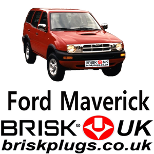 Ford Maverick Replacement Spark Plugs Brisk Plugs GB England Wales
