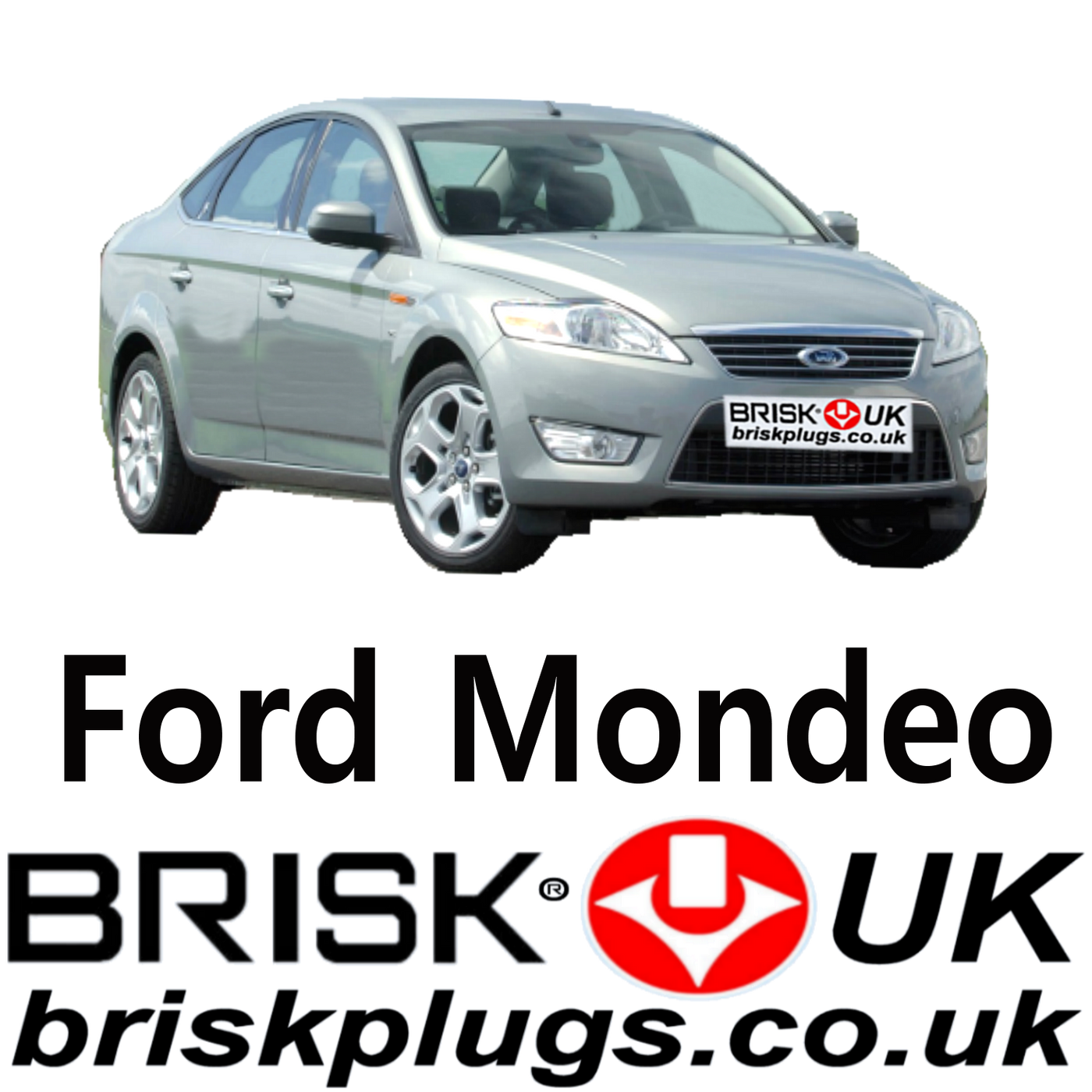 Ford Mondeo 4 Brisk Spark Plugs 1.6 2.0 2.3 2.5 20v ST RS HUBA –