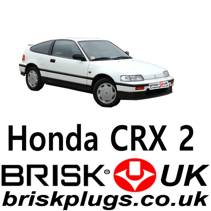 Honda CRX 2 EE ED Brisk Spark Plugs Racing Vtec XC1 B16A 1.4 1.6 87-92