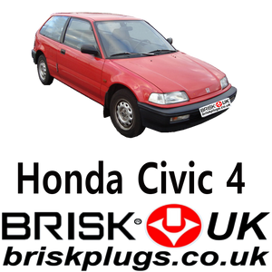 Honda Civic 4 Brisk Spark Plugs Racing B16A1 LPG CNG Metano 1.3 1.4 1.5 1.6