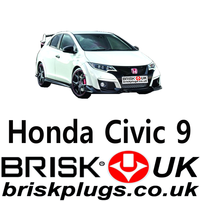 Honda Civic 9 Brisk Racing Spark Plugs 1.4 LPG CNG LNG METHANE 10-15