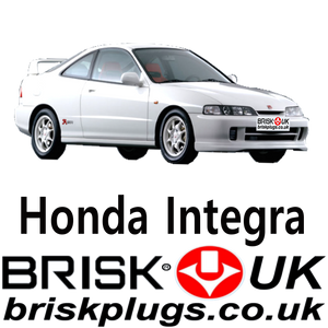 Honda Integra 3 DC2 DC4 Brisk Spark Plugs Racing 1.6 1.8 LPG CNG 94-01