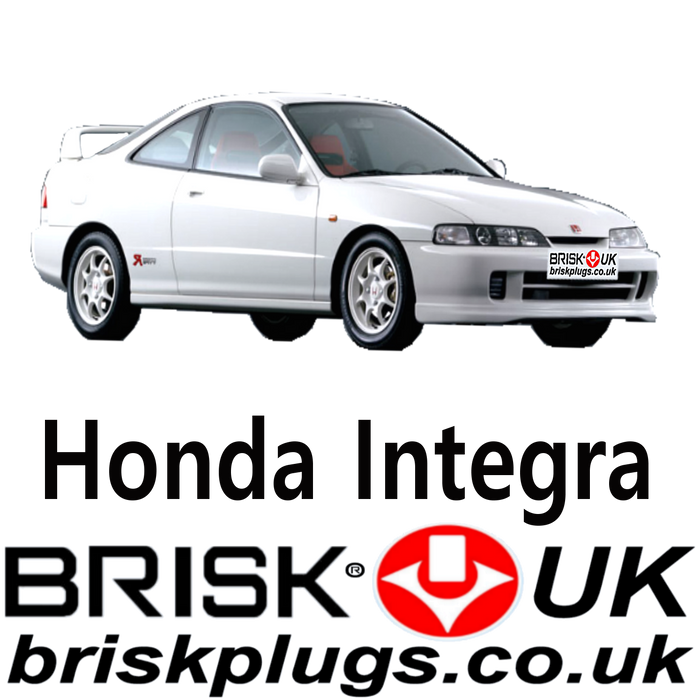 Honda Integra 3 DC2 DC4 Brisk Spark Plugs Racing 1.6 1.8 LPG CNG 94-01