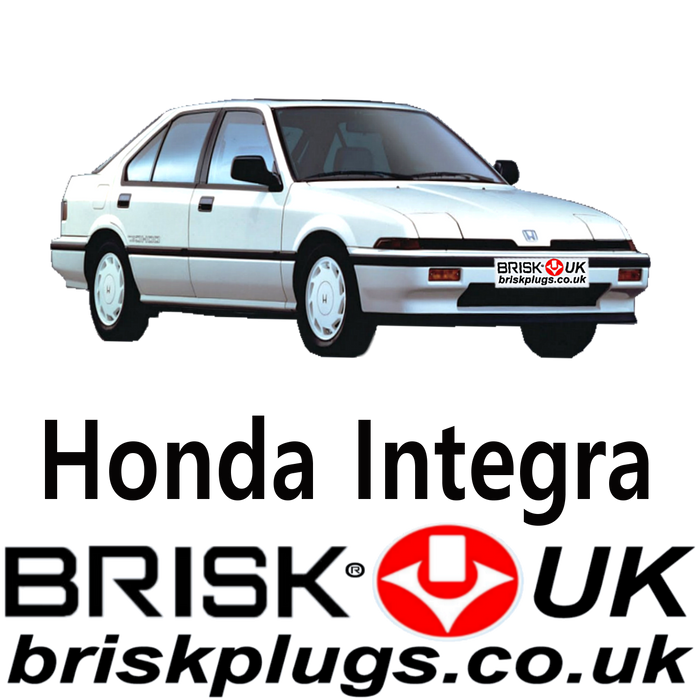 Honda Integra Spark Plugs Brisk Racing LPG CNG iVtec 1.6 85-89 DA
