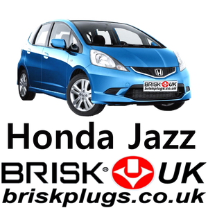 Honda Jazz GE Brisk Spark Plugs Racing LPG CNG iVtec iDSi 1.2 1.3 1.5