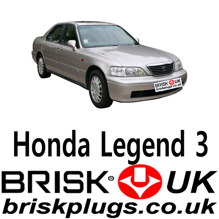 Honda Acura Legend KA9 RL Spark Plugs Brisk Racing LPG CNG 24V 3.5 95-04