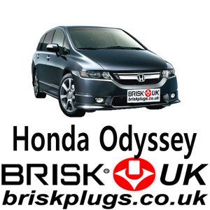 Honda Odyssey 3 RB 1 2 Spark Plugs Brisk Premium GPL CNG i Vtec 2.4 3.5 03-14