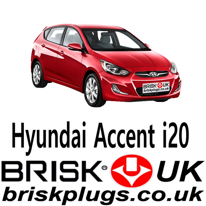 Hyundai Accent RB Brisk Spark Plugs Tuning LPG CNG 1.4 1.6 10-16