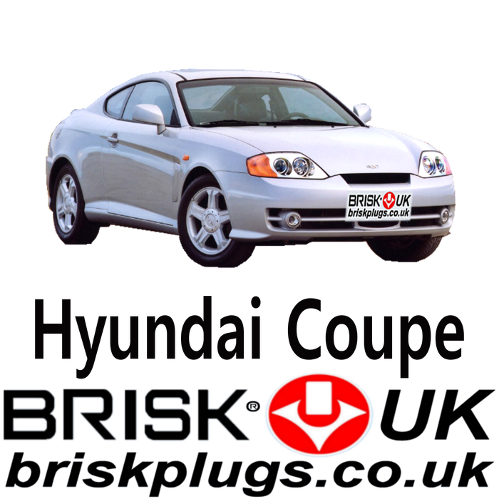 Hyundai Coupe GK Brisk Spark Plugs Performance LPG CNG 1.6 2.0 2.7 01-10