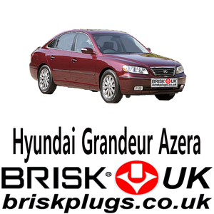 Hyundai Grandeur Azera Brisk Spark Plugs Performance LPG CNG 3.3 3.8 05-11