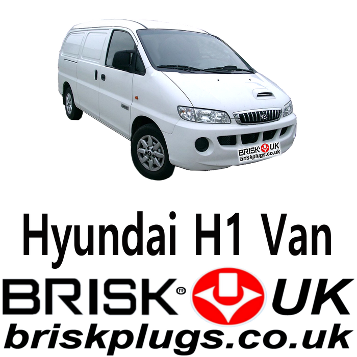 Hyundai H 1 Van Replacement Brisk Spark Plugs LPG CNG GPL 2.4 00-07