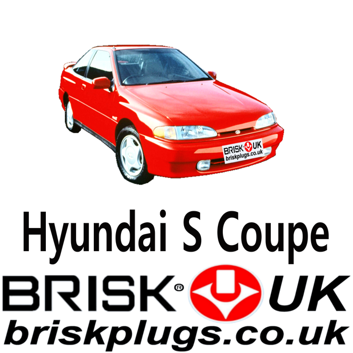 Hyundai S Coupe Brisk Spark Plugs Racing LPG CNG 1.5 Turbo 90-96