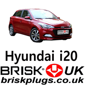 Hyundai i20 Brisk Racing LPG CNG Spark Plugs 1.4 1.6 08-14