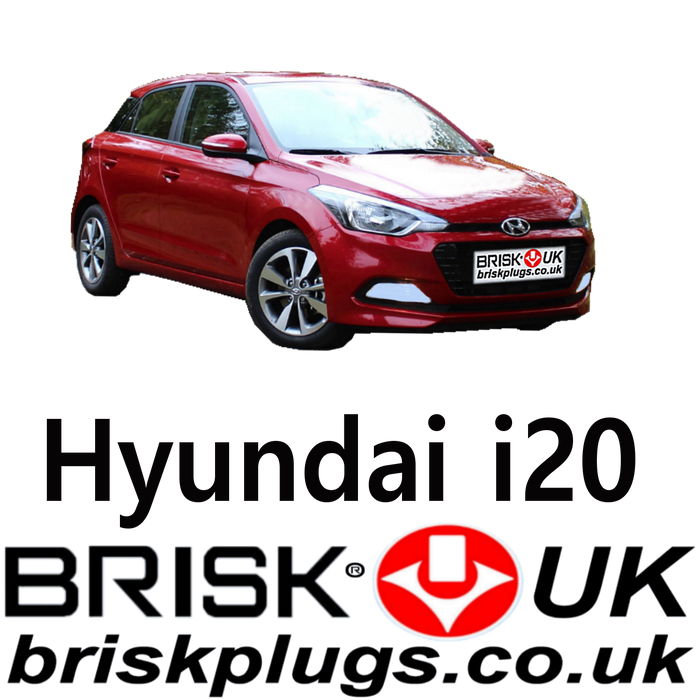 Hyundai i20 Brisk Racing LPG CNG Spark Plugs 1.4 1.6 08-14