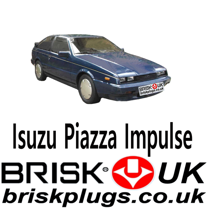 Isuzu Piazza Impulse Turbo Brisk Spark Plugs Racing LPG CNG 2.0 84-91