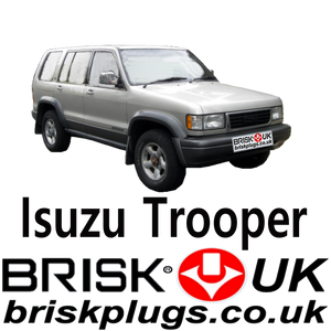 Brisk Spark Plugs Isuzu Trooper Racing LPG CNG Metano 3.2 91-00