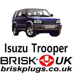 Brisk Spark Plugs Isuzu Trooper Racing LPG CNG Metano 3.5 99-08