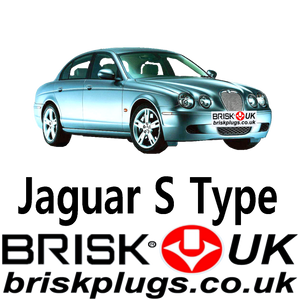 Jaguar S Type Replacement Brisk Spark Plugs Performance Tuning LPG Supercharged