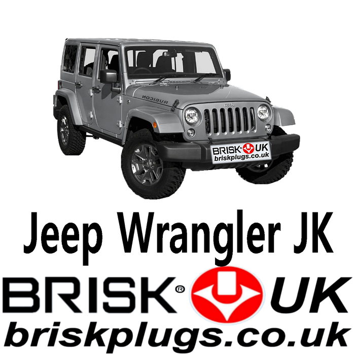 Jeep Wrangler JK JKL 3.8 3.6 EGH Pentastar Brisk Racing Spark Plugs