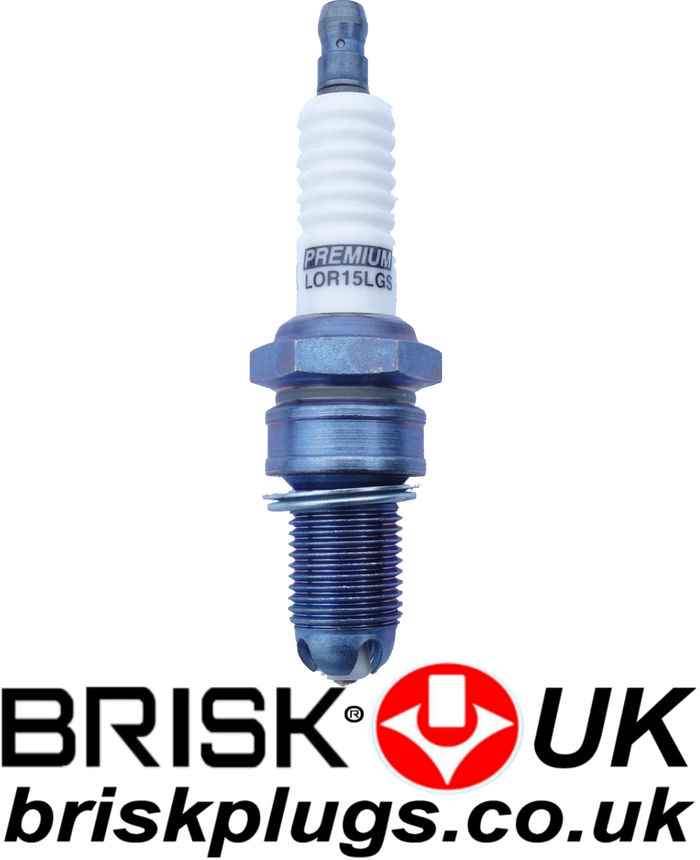 LOR15LGS Premium Brisk Racing Spark Plugs LGS