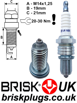 Racing Spark plugs LR10ZS buy Brisk, best spark plug