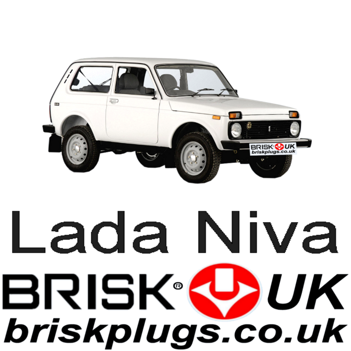 Lada Niva Cossack Vaz 2121 1.6 1.7 76-ON Spark Plugs Brisk Racing