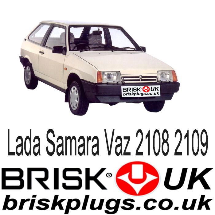 Lada Samara Sputnik Vaz 2108 1.1 1.3 1.5 1.6 84-13 Spark Plugs Brisk Racing