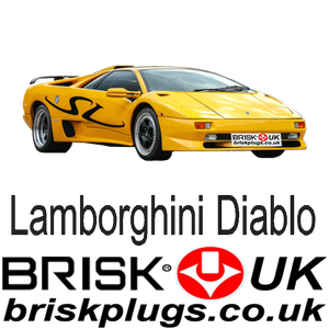 Lamborghini Diablo Bizzarrini Servicing Spark Plugs Brisk Racing ignition parts OEM