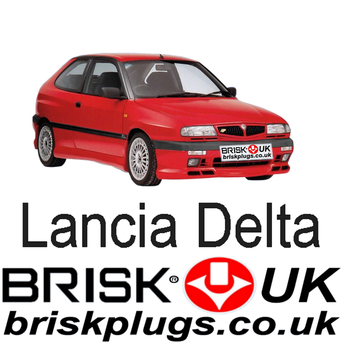 Lancia Delta 2 1.4 1.6 1.8 2.0 ie HF Turbo Integrale Brisk Spark Plugs