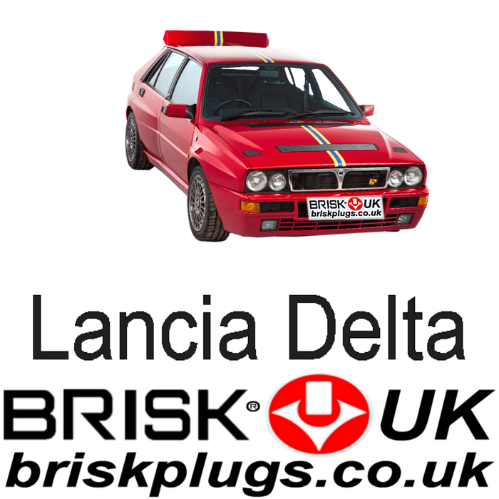Lancia Delta 1.1 1.3 1.5 1.6 2.0 ie HF Turbo Integrale Brisk Performance Spark Plugs