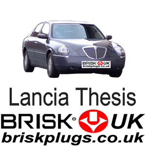 Lancia Thesis Replacement Spark Plugs LPG CNG LNG GPL Brisk Racing UK