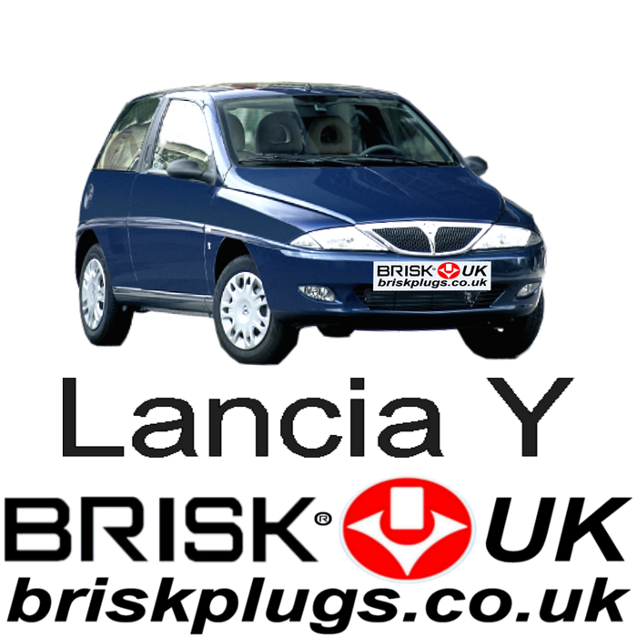 Lancia Y 1.1 1.2 94-03 12v 16v Brisk Racing Spark Plugs