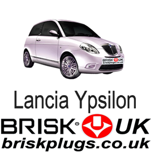 Lancia Ypsilon 843 Replacement Spark Plugs Recommended upgrade tuning performance Brisk Racing UK USA Asia