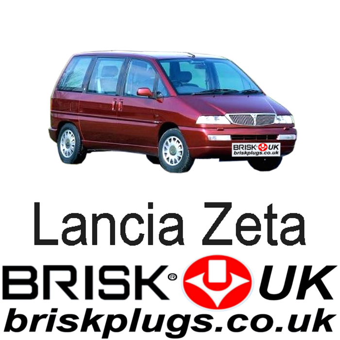 Lancia Zeta 1.8 2.0 Turbo 94-02 Brisk Performance Spark Plugs LPG CNG