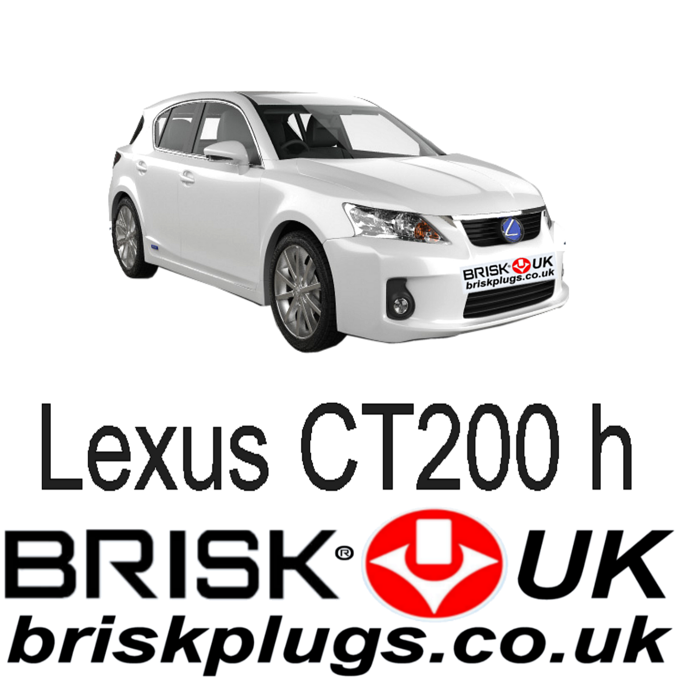 Lexus CT200h 1.8 Spark Plugs Brisk Performance Ignition Hybrids