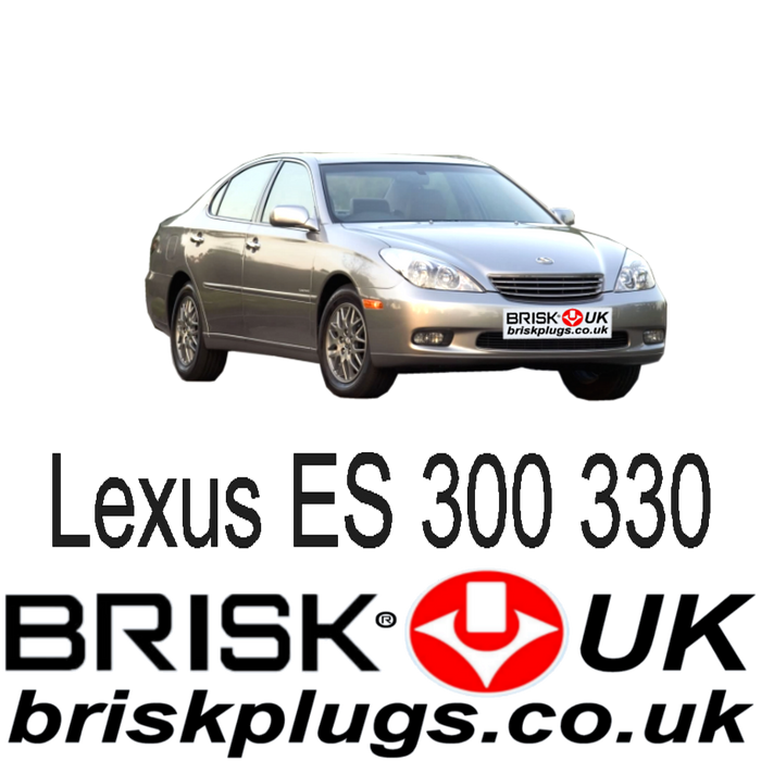 Lexus ES 300 330 3.0 3.3 95-06 Brisk Spark Plugs Racing LPG CNG LNG