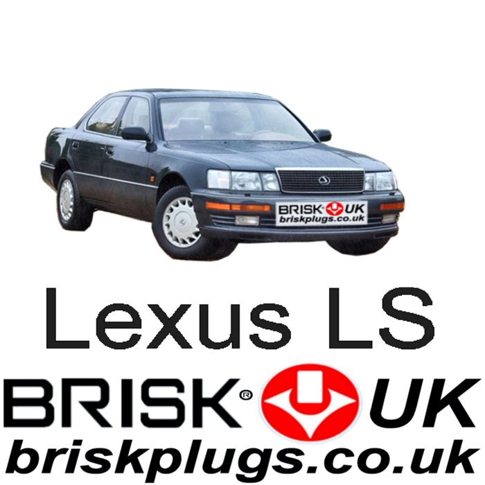 Lexus LS400 4.0 V8 88-94 Brisk Spark Plugs Racing LPG CNG
