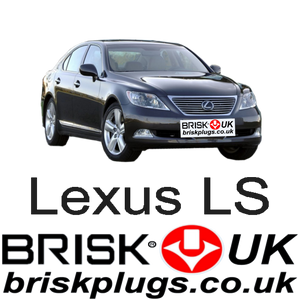 Lexus LS 460 replacement spark plugs tuning performance power mod Brisk Racing UK Japan Asia MY