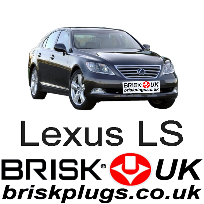 Lexus LS460 4.6 07-17 Brisk Performance Spark Plugs