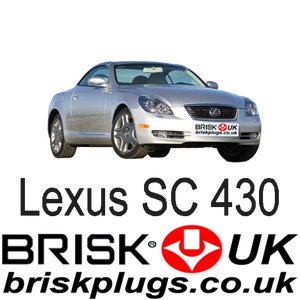 Lexus SC 430 Spark Plugs Brisk Racing parts more power fast shipping lexus parts