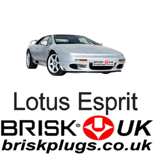 Lotus Esprit Mk2 2.0 2.2 3.5 V8 Turbo 87-04 Brisk Racing Spark Plugs