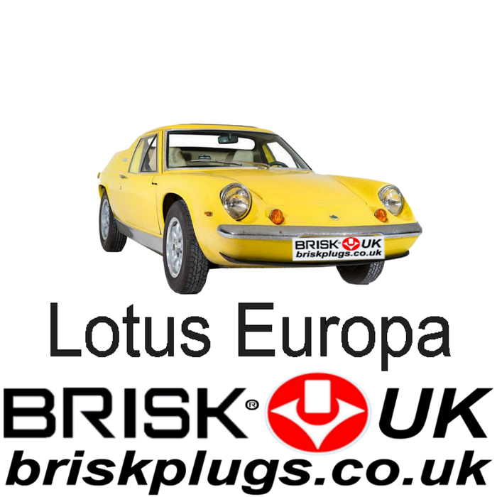 Lotus Europa 1.5 1.6 Renault Ford 66-76 Brisk Racing Spark Plugs