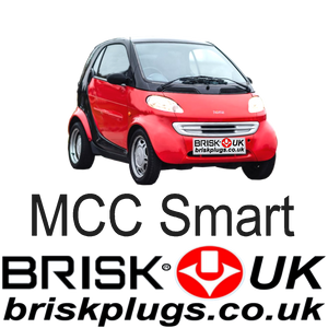 MCC Smart 4 two coupe Brisk Racing Tuning Spark Plugs for Turbo