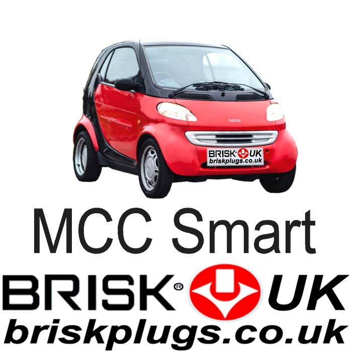 Smart City Coupe Fortwo W450 0.6 0.7 98-07 Brisk Tuning Spark Plugs