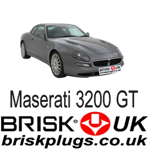 Maserati 3200 GT turbo Spark Plugs upgrade tuning performance power misfire Brisk Spark Plugs UK USA ASIA Japan