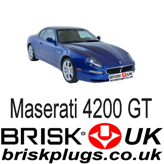 Maserati Ferrari 4200 GT V8 01-07 Brisk Racing Spark Plugs