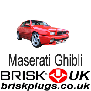 Maserati Ghibli Cup 2.0 2.8 V6 Bi Turbo Brisk Racing Spark Plugs