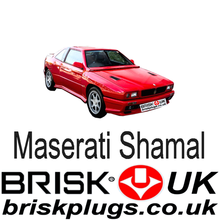 Maserati Shamal 3.2 V8 Bi Turbo 89-96 Brisk Racing Spark Plugs